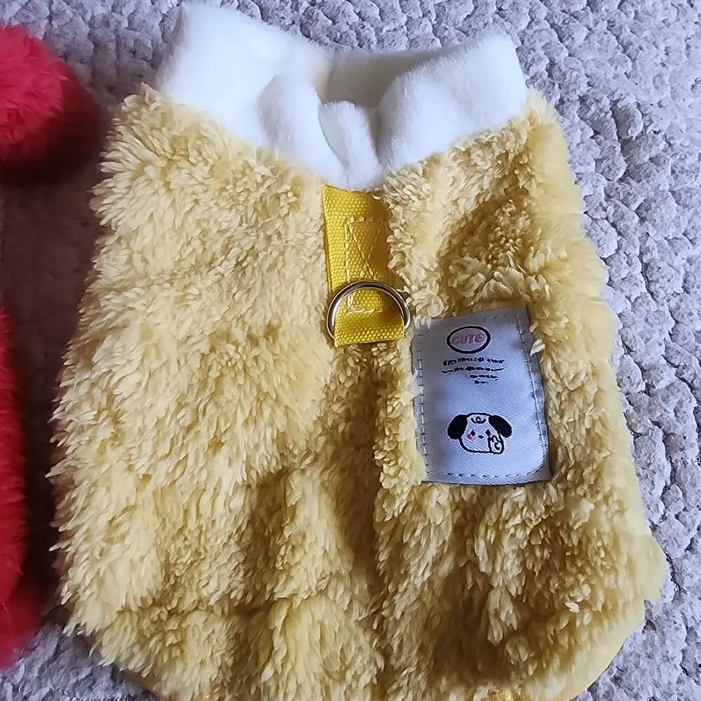 Fuzzy Dog clothes size XXS/XS one with hood